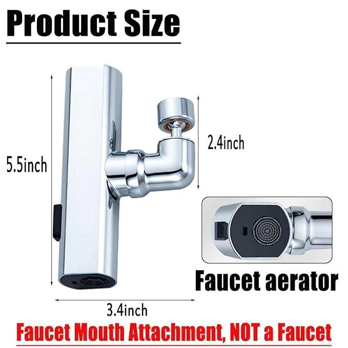 360° Waterfall Faucet Extender For Kitchen Sink