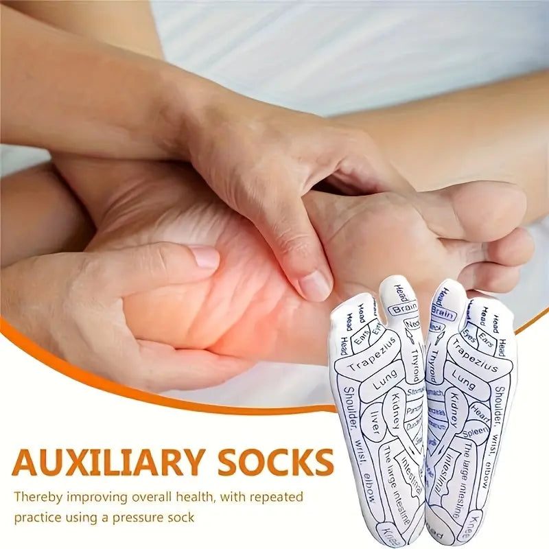 Foot Reflexology Socks (2 Socks + 1 Stick)