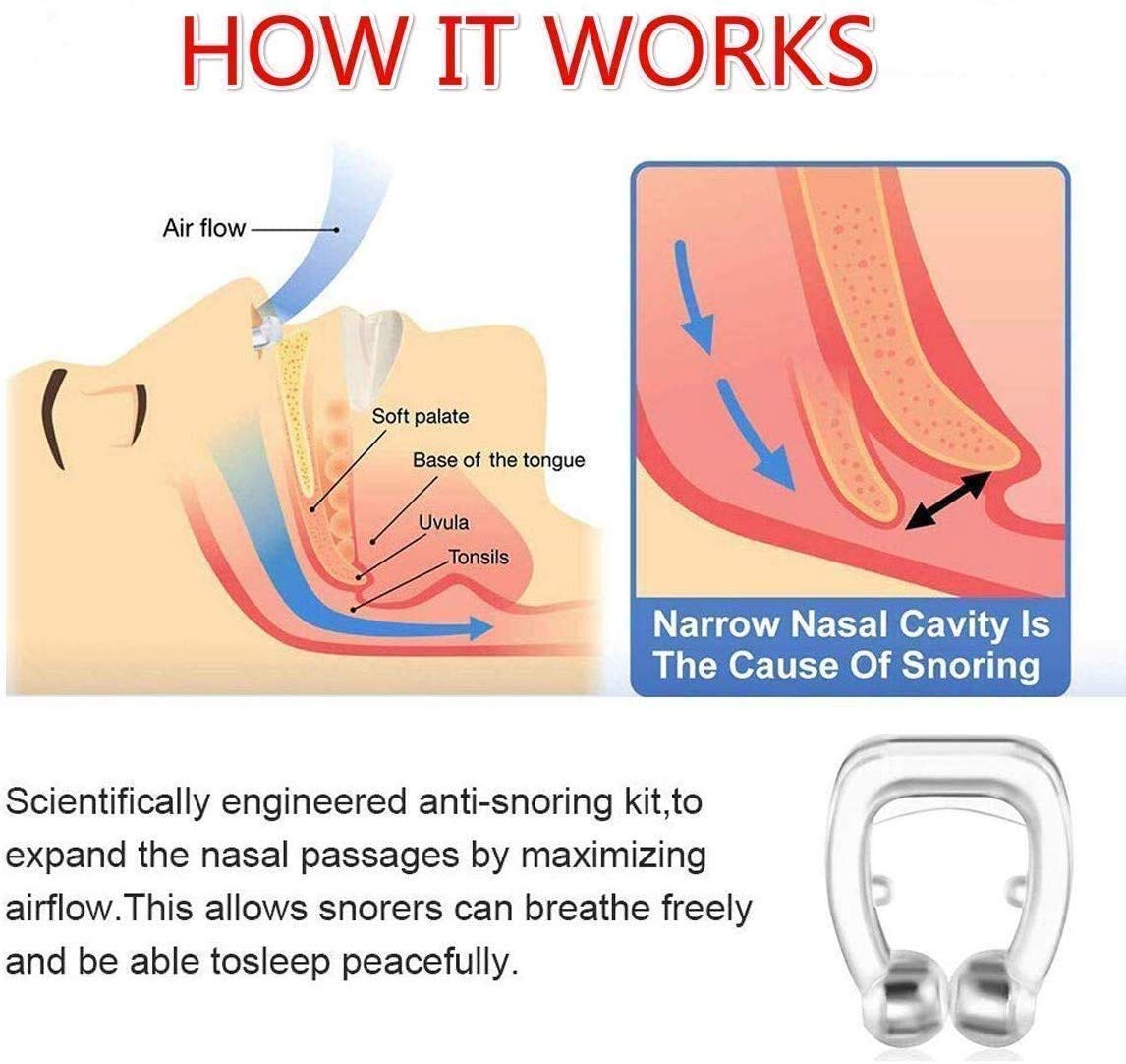 Anti Snoring Nose Clip (Buy 1 Get 1 Free)