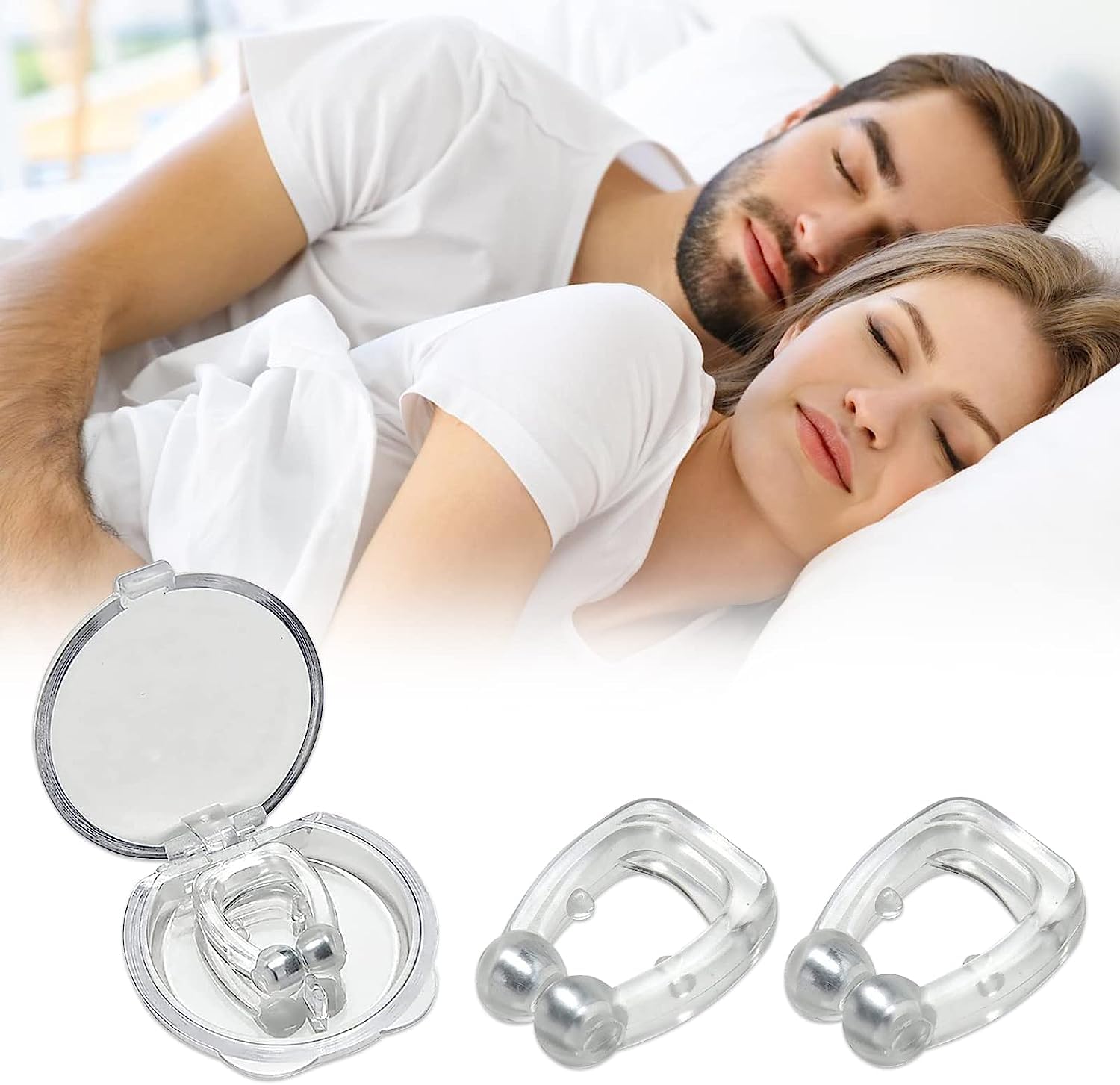 Anti Snoring Nose Clip (Buy 1 Get 1 Free)