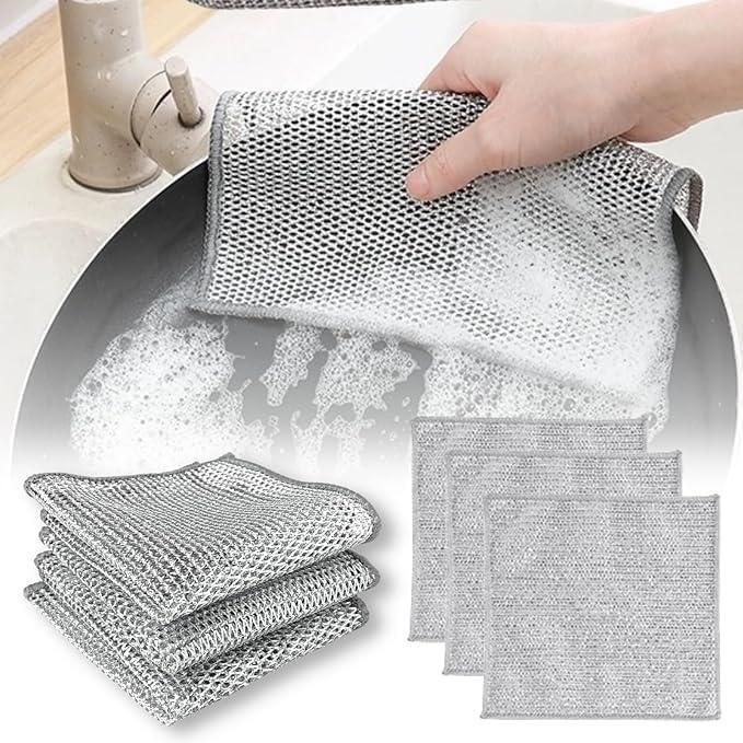 Multipurpose Wire Dishwashing Rags (Pack Of 5)